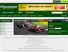Tablet Screenshot of iapuestas.com